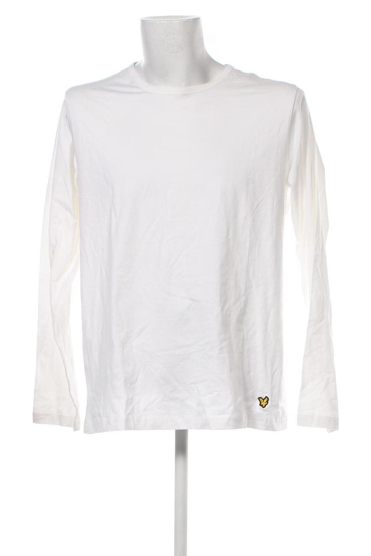 Мъжка блуза Lyle & Scott, Размер XL, Цвят Бял, Цена 40,80 лв.