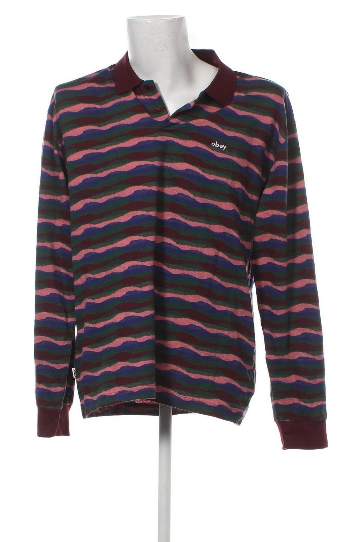 Ανδρική μπλούζα Obey, Μέγεθος XL, Χρώμα Πολύχρωμο, Τιμή 47,85 €