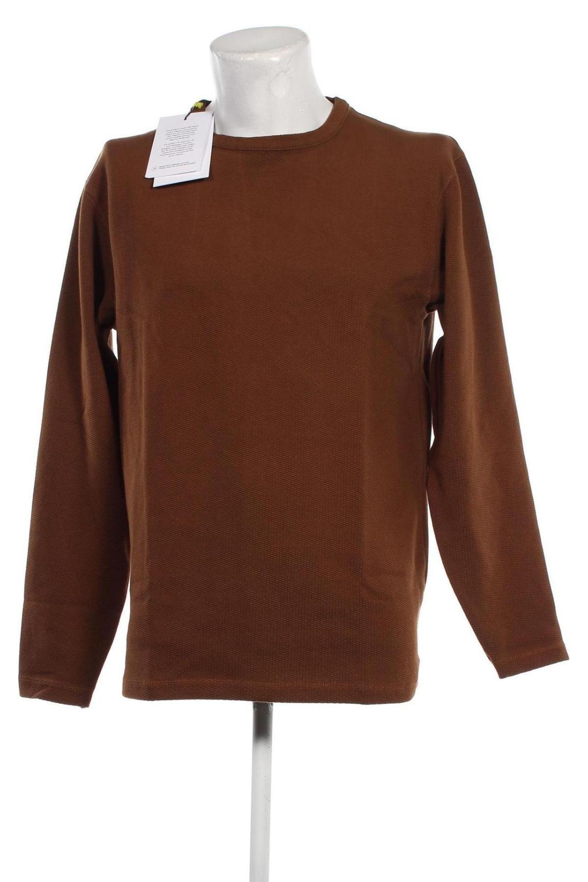 Мъжка блуза Selected Homme, Размер L, Цвят Кафяв, Цена 21,60 лв.