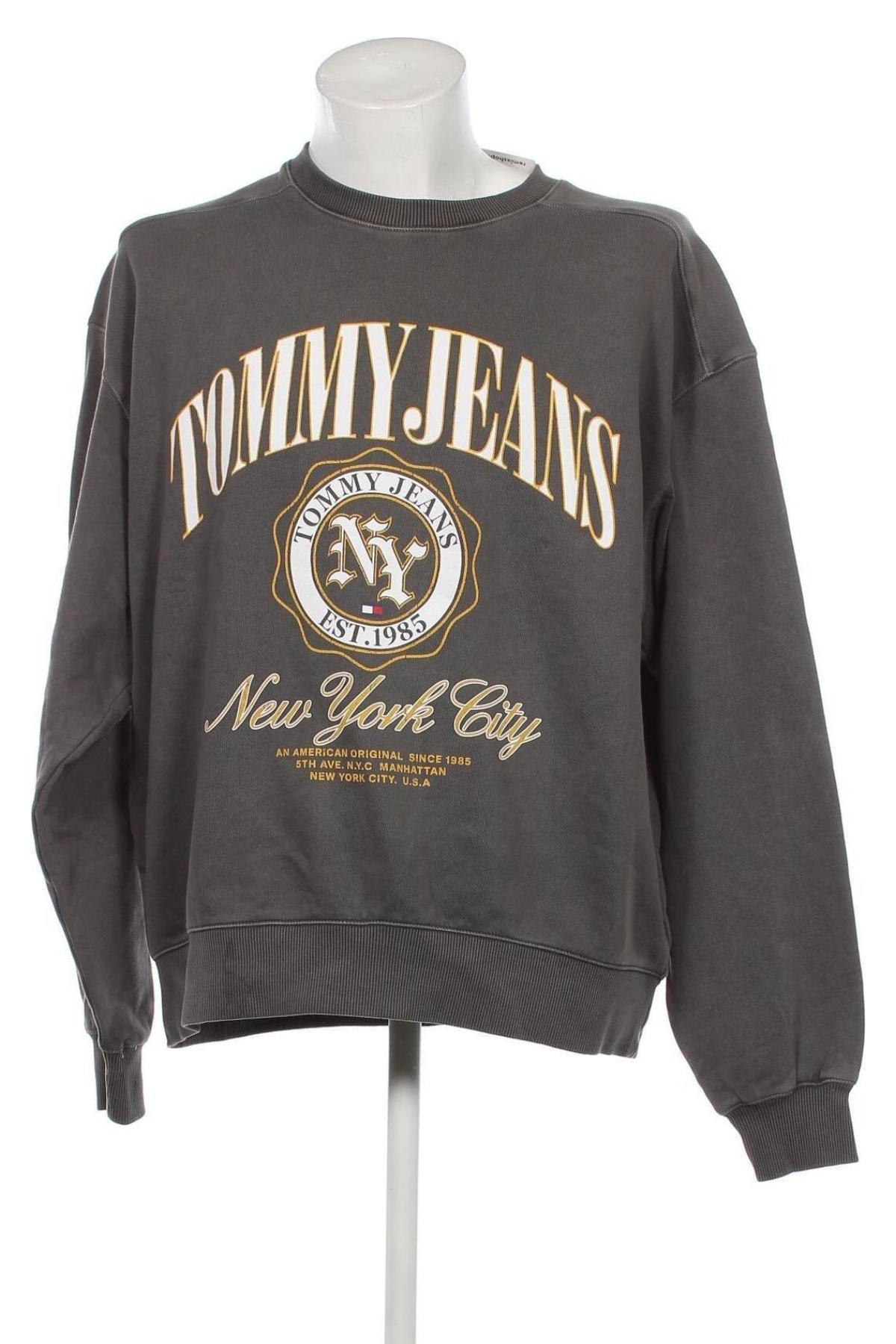 Pánske tričko  Tommy Jeans, Veľkosť XXL, Farba Sivá, Cena  93,56 €