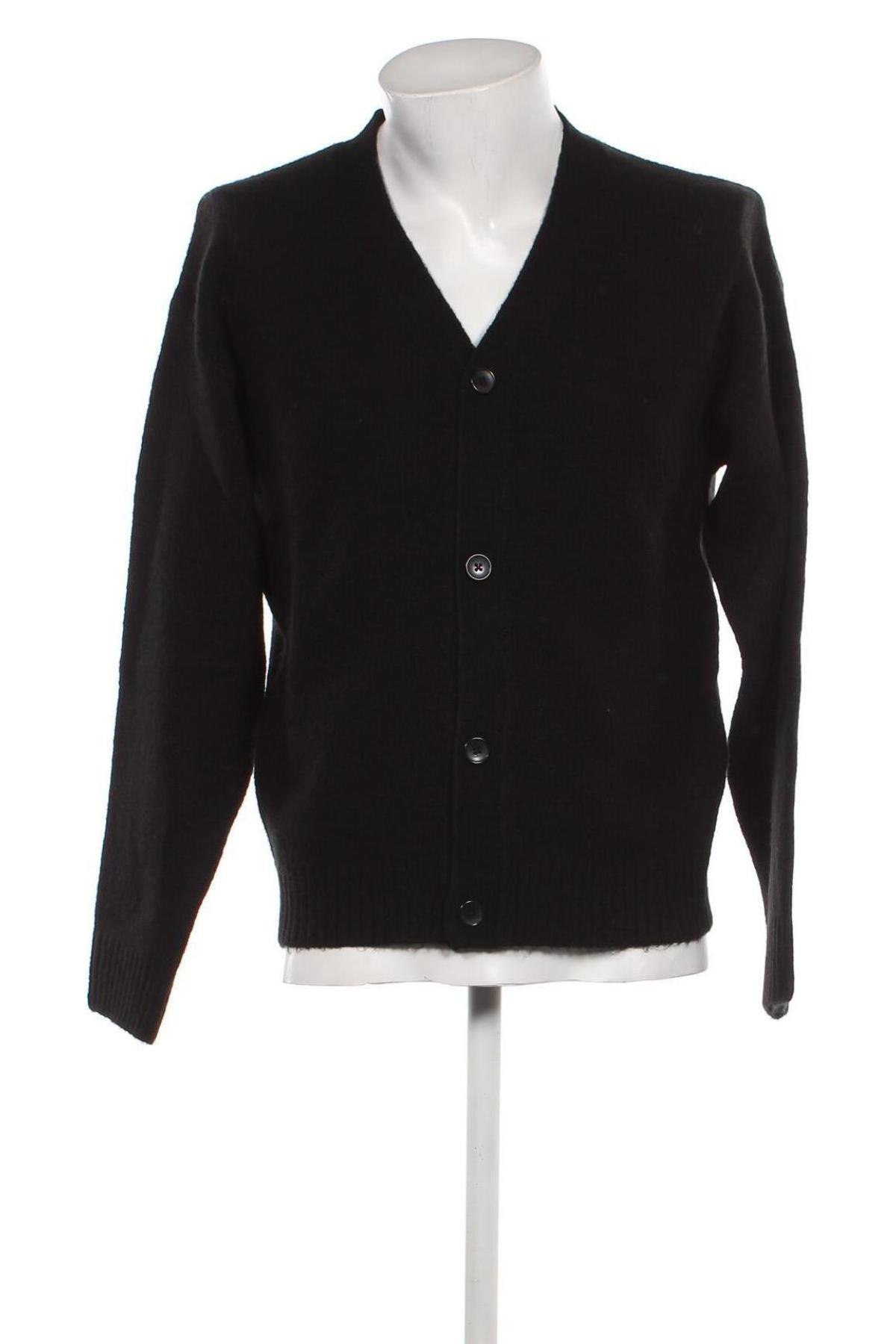 Jachetă tricotată de bărbați Originals By Jack & Jones, Mărime S, Culoare Negru, Preț 67,10 Lei