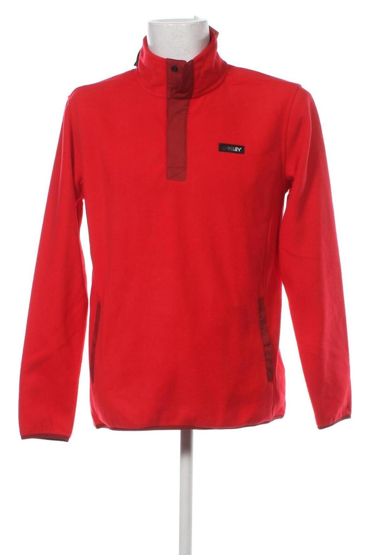 Herren Fleece Shirt Oakley, Größe M, Farbe Rot, Preis 24,71 €