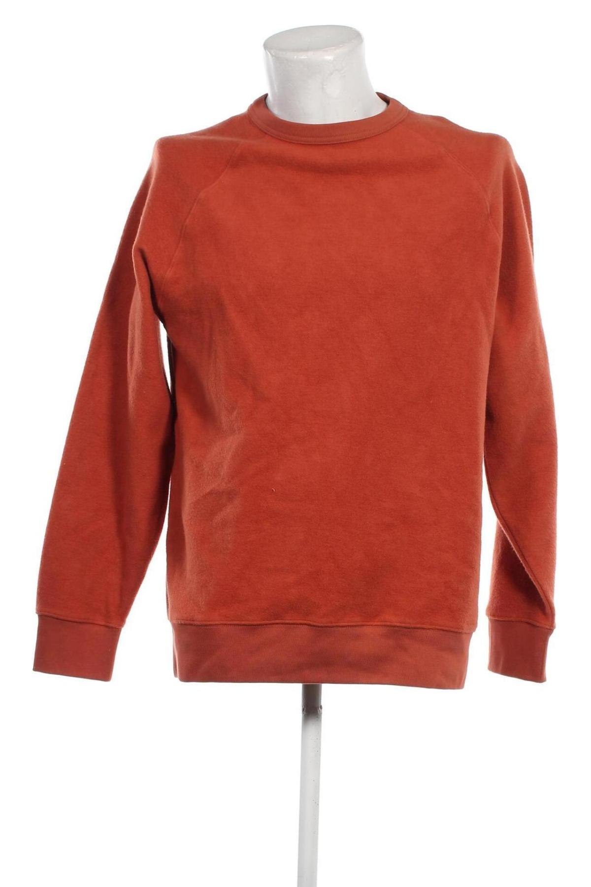 Ανδρική μπλούζα fleece Selected Homme, Μέγεθος L, Χρώμα Πορτοκαλί, Τιμή 19,28 €