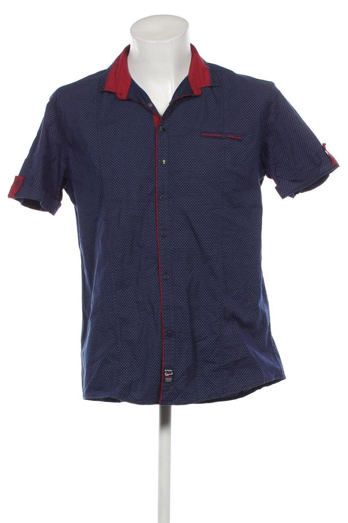Ανδρικό πουκάμισο, Μέγεθος 3XL, Χρώμα Μπλέ, Τιμή 13,63 €