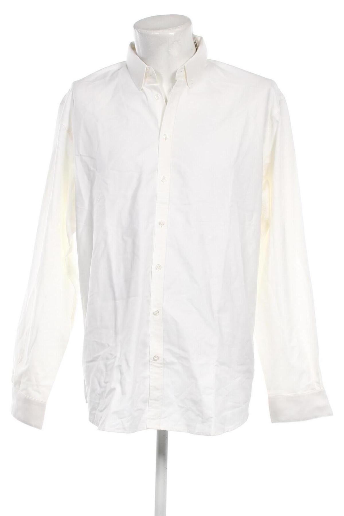 Ανδρικό πουκάμισο, Μέγεθος 3XL, Χρώμα Λευκό, Τιμή 17,94 €