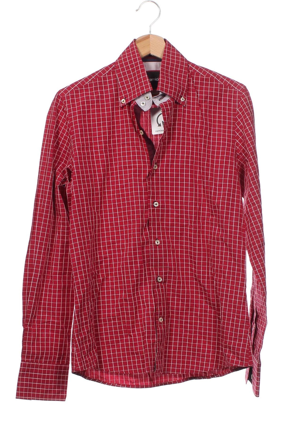 Pánska košeľa  7 Camicie, Veľkosť S, Farba Červená, Cena  22,11 €
