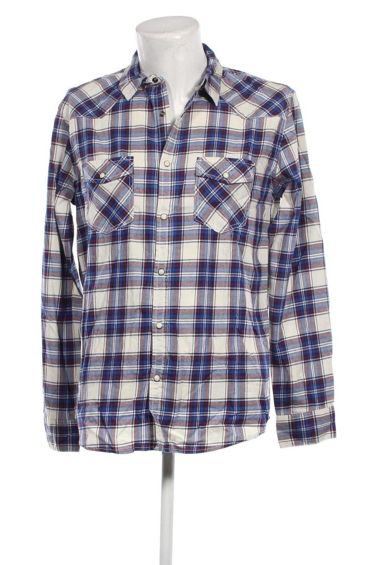 Ανδρικό πουκάμισο 72D, Μέγεθος L, Χρώμα Πολύχρωμο, Τιμή 4,74 €