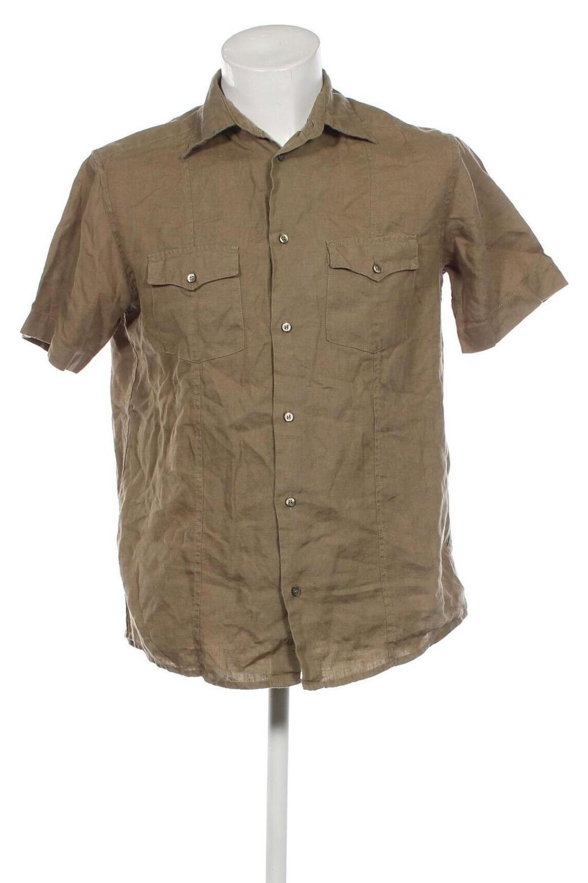 Ανδρικό πουκάμισο Angelo Litrico, Μέγεθος M, Χρώμα Πράσινο, Τιμή 17,94 €
