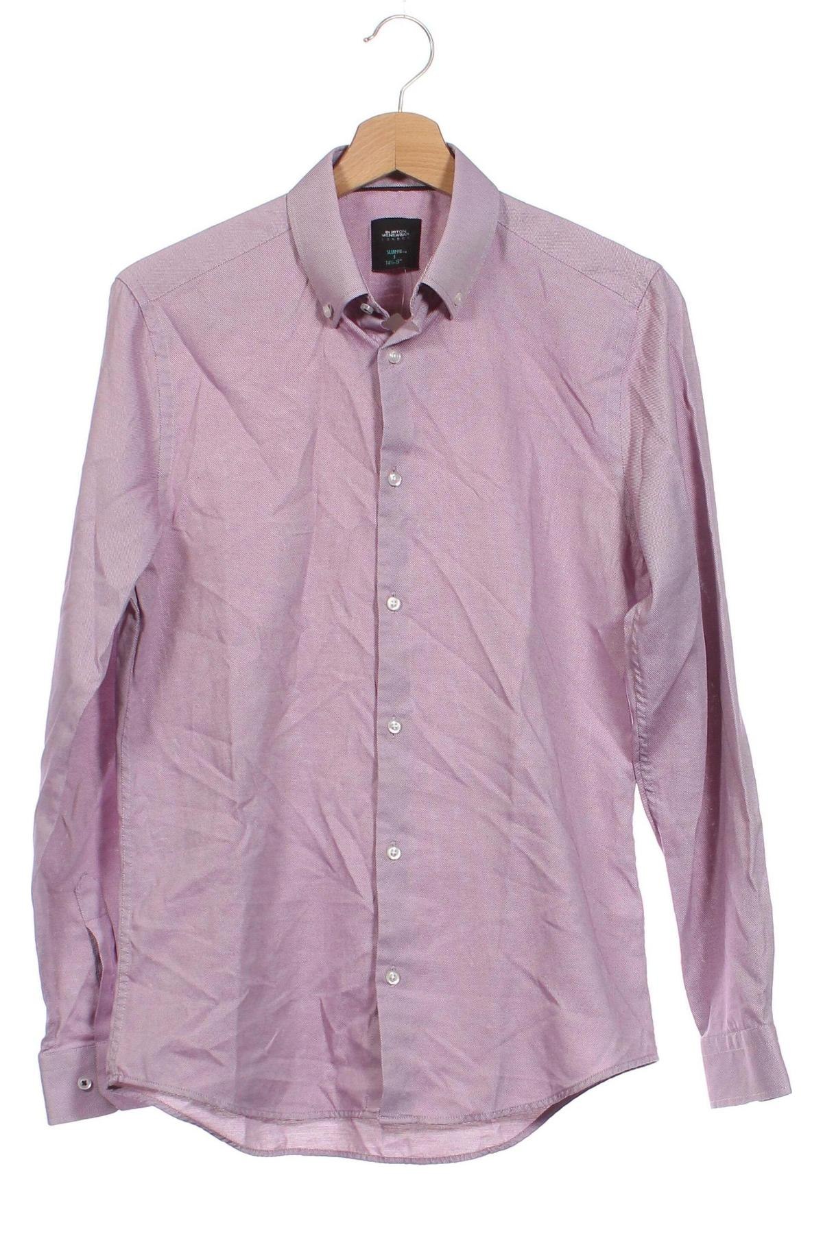 Ανδρικό πουκάμισο Burton of London, Μέγεθος S, Χρώμα Βιολετί, Τιμή 12,28 €