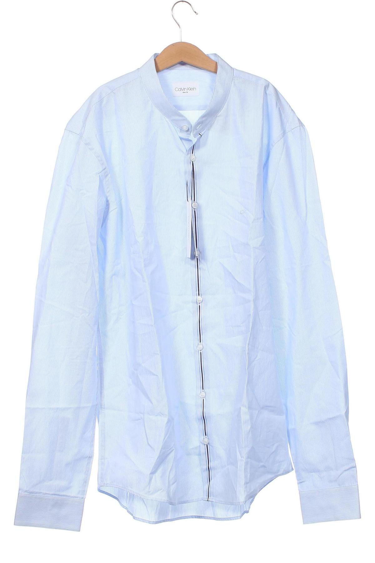 Herrenhemd Calvin Klein, Größe L, Farbe Blau, Preis 63,40 €