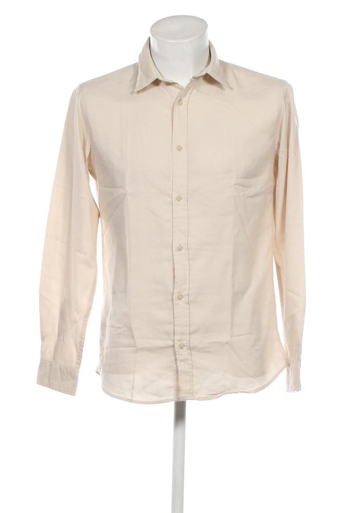 Ανδρικό πουκάμισο Core By Jack & Jones, Μέγεθος L, Χρώμα  Μπέζ, Τιμή 35,05 €