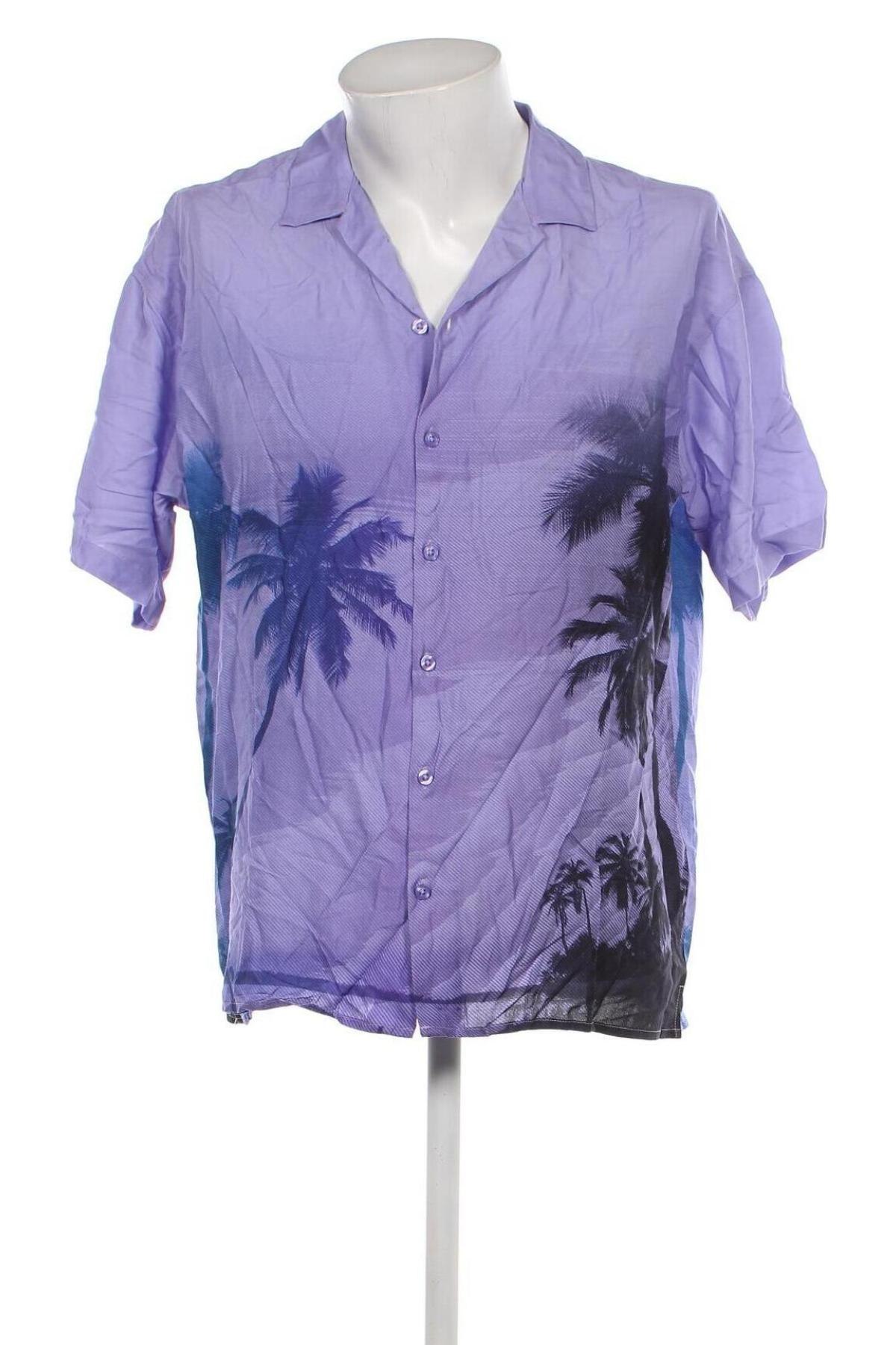 Herrenhemd Core By Jack & Jones, Größe L, Farbe Lila, Preis 35,05 €