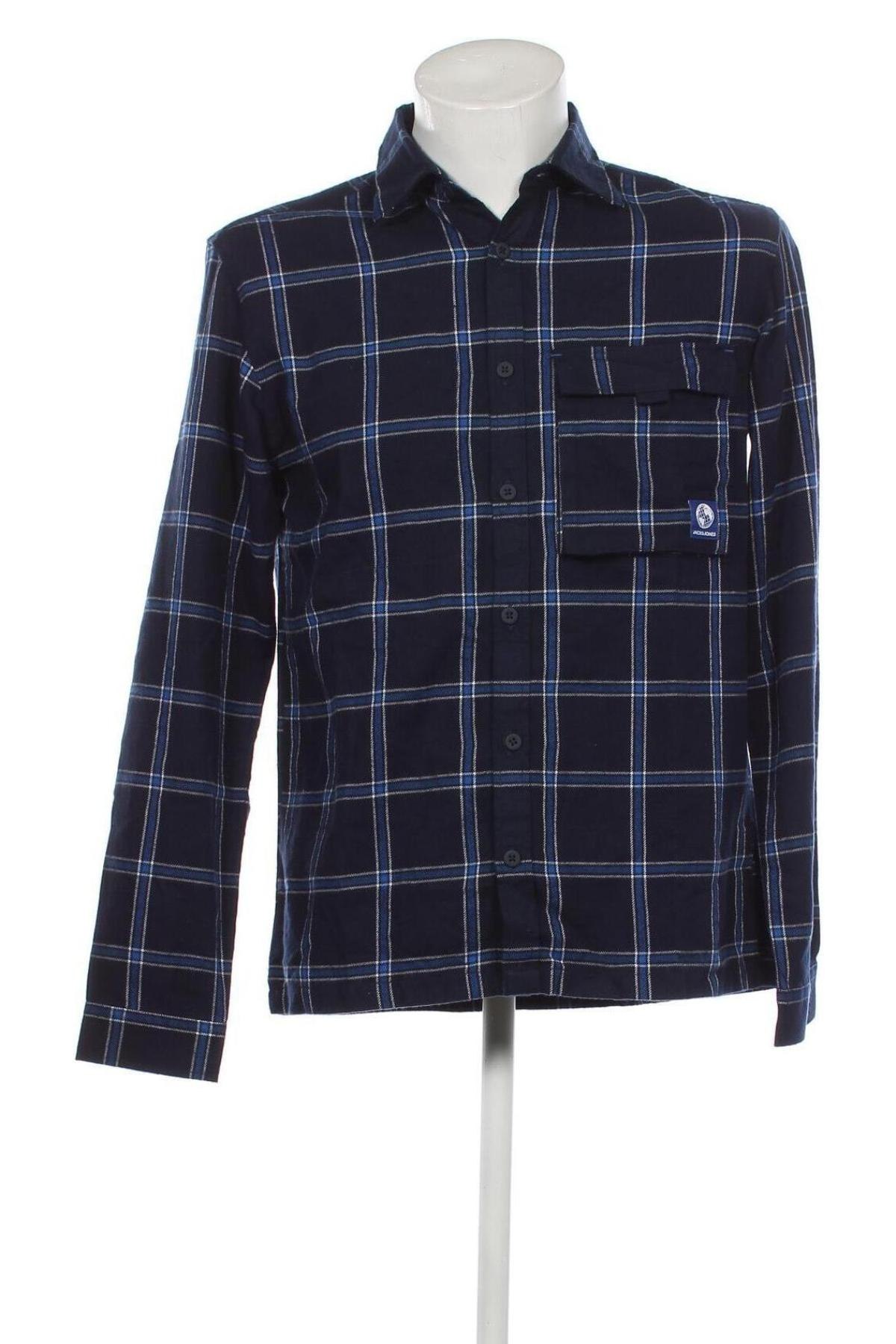 Herrenhemd Core By Jack & Jones, Größe L, Farbe Blau, Preis 35,05 €