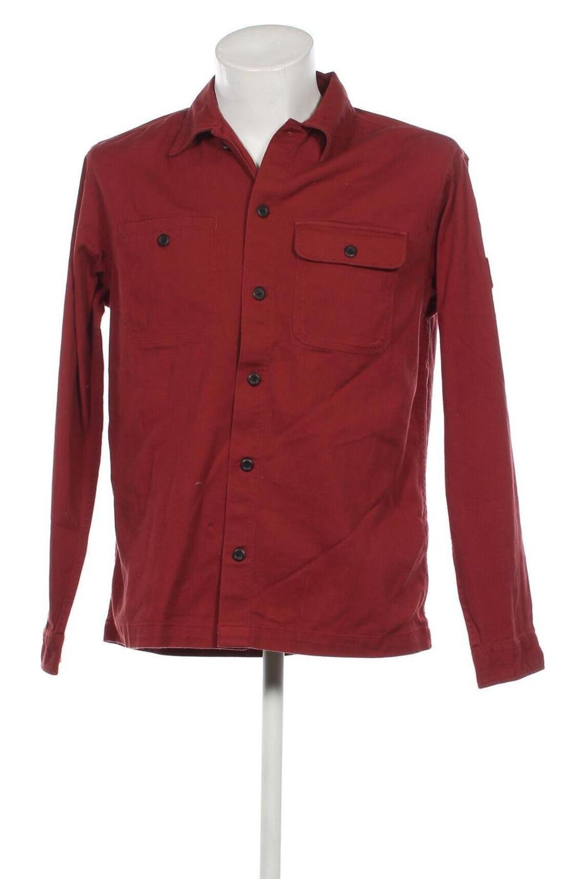 Мъжка риза Core By Jack & Jones, Размер L, Цвят Червен, Цена 68,00 лв.