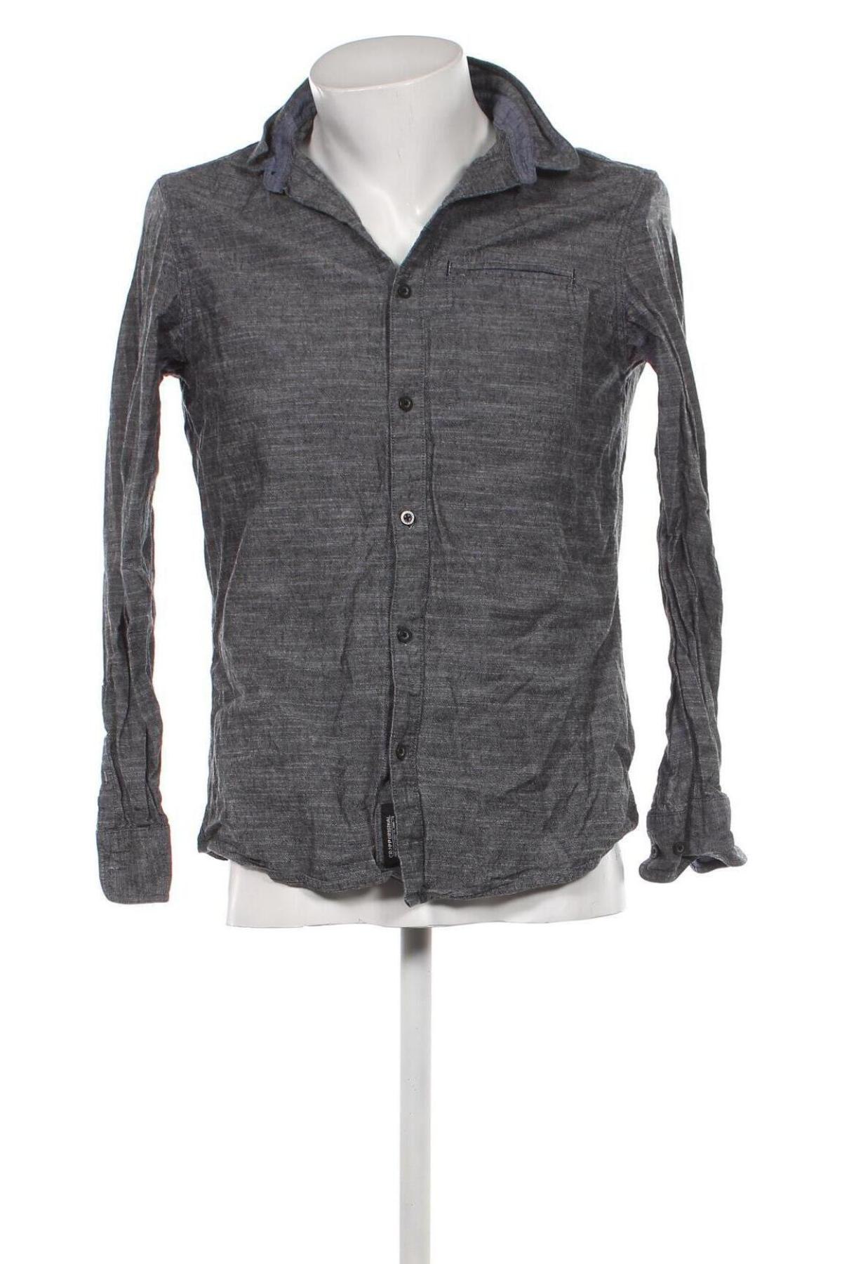 Ανδρικό πουκάμισο Cropp, Μέγεθος L, Χρώμα Γκρί, Τιμή 4,67 €