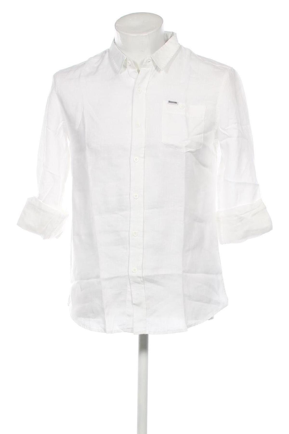 Ανδρικό πουκάμισο Deeluxe 74, Μέγεθος M, Χρώμα Λευκό, Τιμή 37,11 €