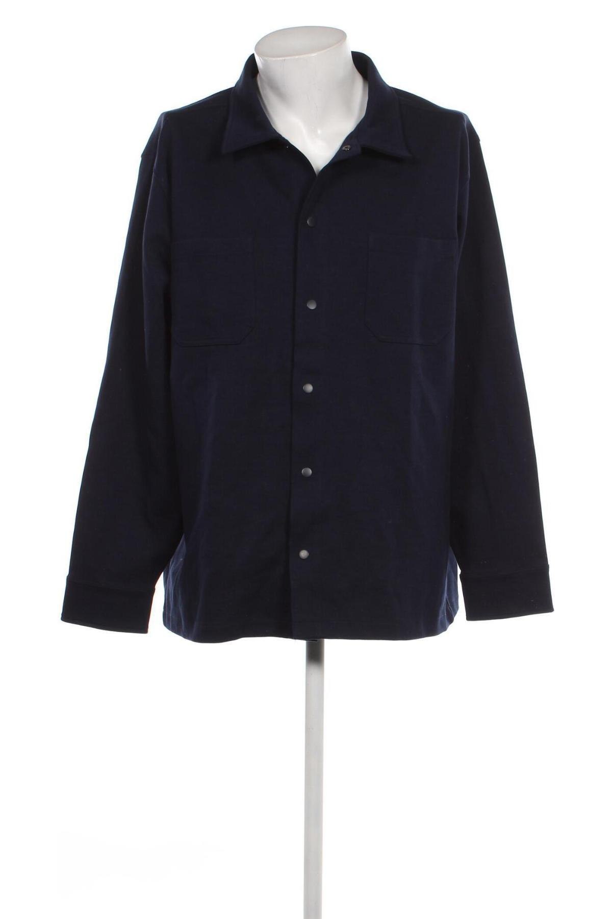Ανδρικό πουκάμισο Dressmann, Μέγεθος 3XL, Χρώμα Μπλέ, Τιμή 44,54 €