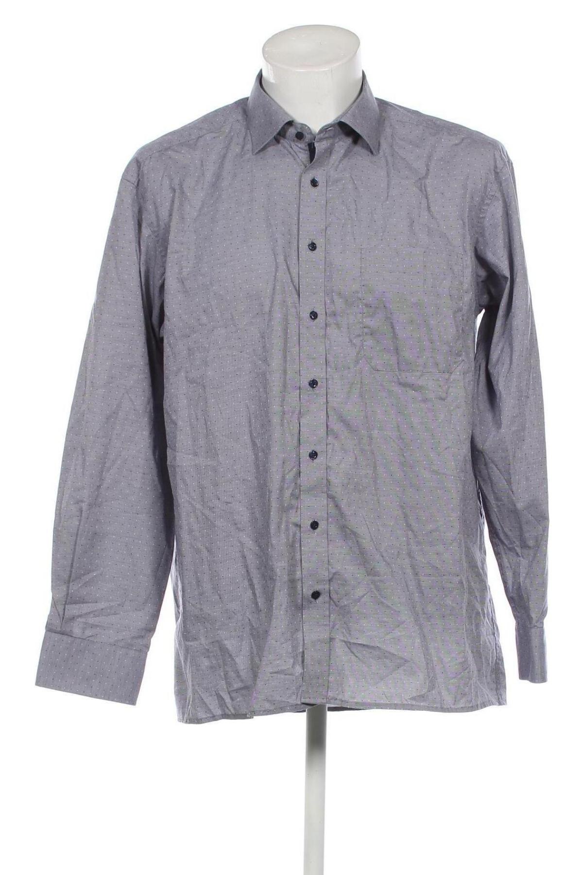 Ανδρικό πουκάμισο Eterna, Μέγεθος XL, Χρώμα Γκρί, Τιμή 19,78 €