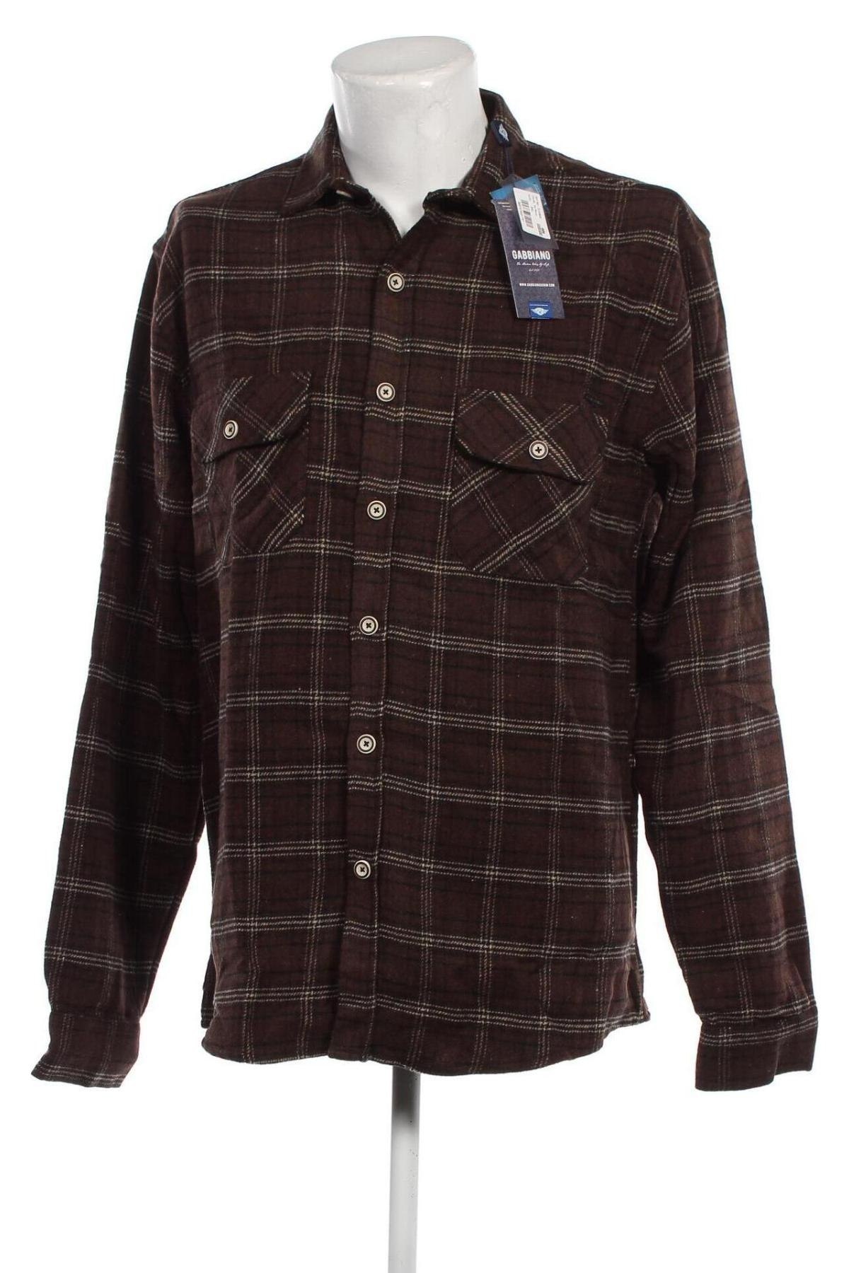 Ανδρικό πουκάμισο Gabbiano, Μέγεθος 3XL, Χρώμα Πολύχρωμο, Τιμή 11,13 €