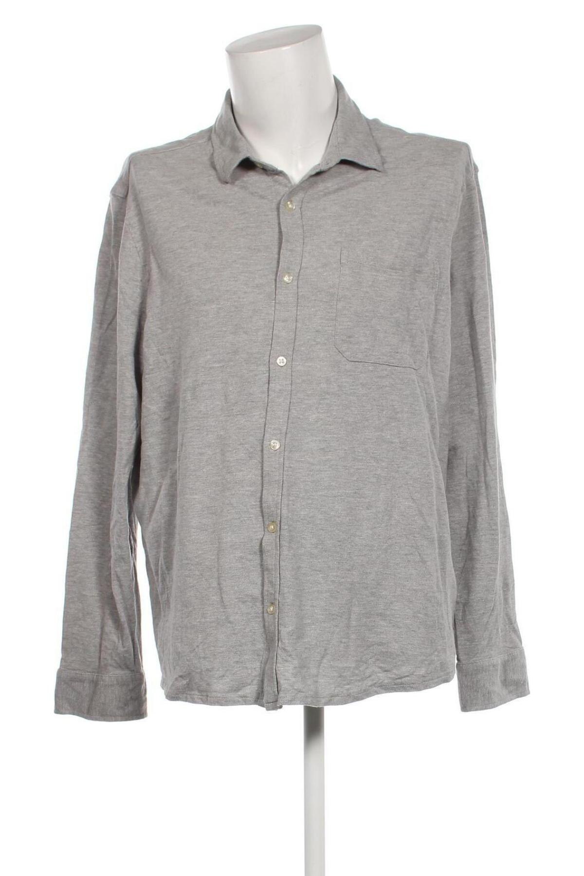 Ανδρικό πουκάμισο George, Μέγεθος XXL, Χρώμα Γκρί, Τιμή 17,94 €