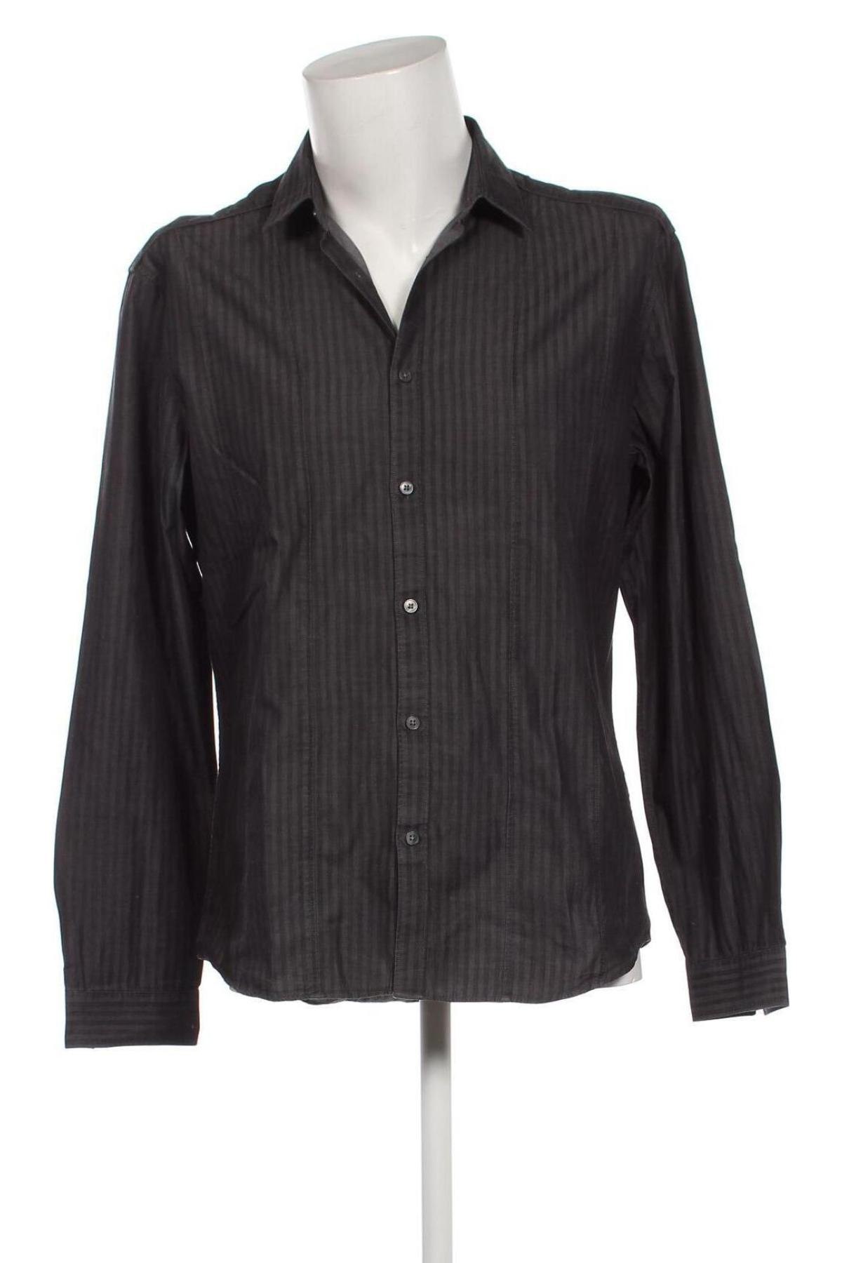 Herrenhemd H&M, Größe L, Farbe Grau, Preis € 20,18