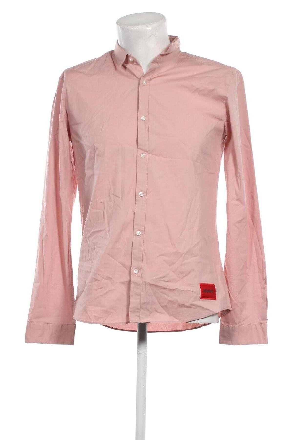 Herrenhemd Hugo Boss, Größe L, Farbe Rosa, Preis € 86,17