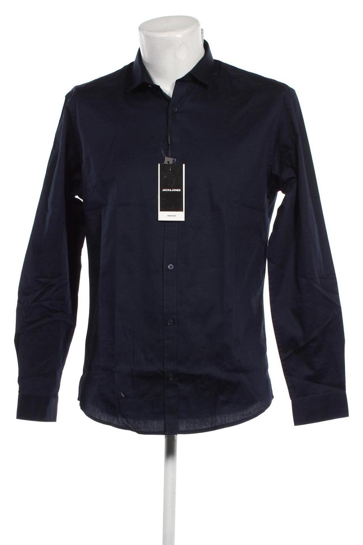 Herrenhemd Jack & Jones PREMIUM, Größe L, Farbe Blau, Preis 35,05 €
