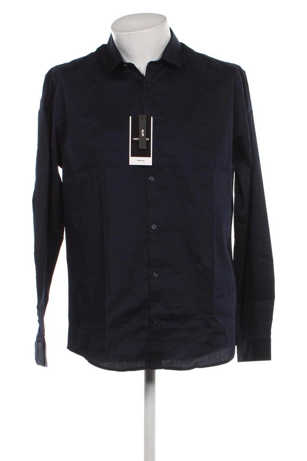 Мъжка риза Jack & Jones PREMIUM, Размер XL, Цвят Син, Цена 38,76 лв.