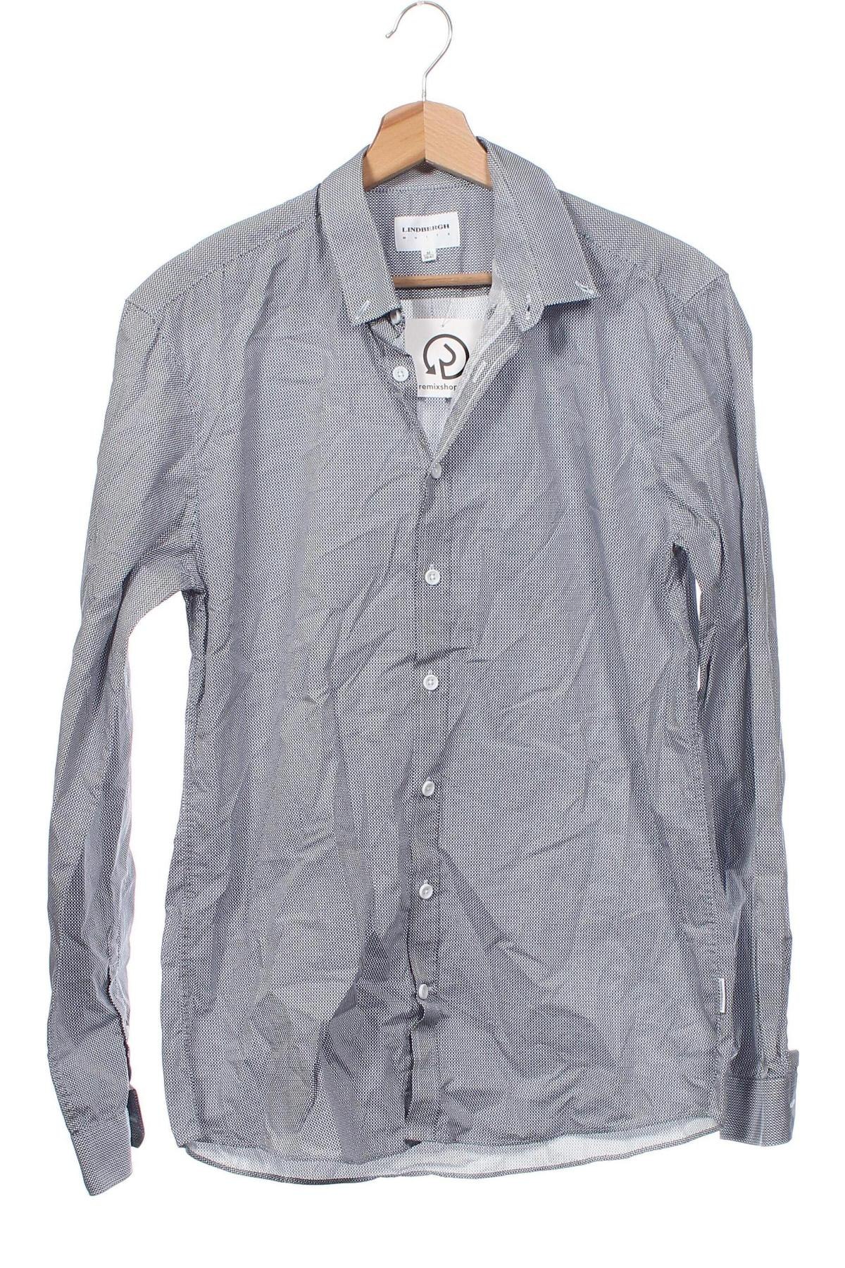 Мъжка риза Lindbergh, Размер M, Цвят Син, Цена 39,00 лв.
