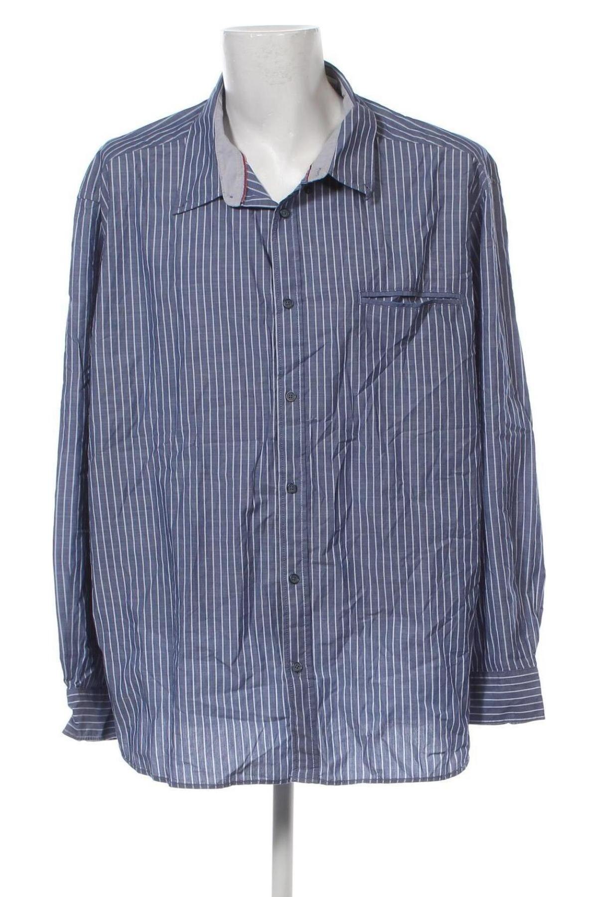 Herrenhemd Luciano, Größe 5XL, Farbe Blau, Preis 16,70 €
