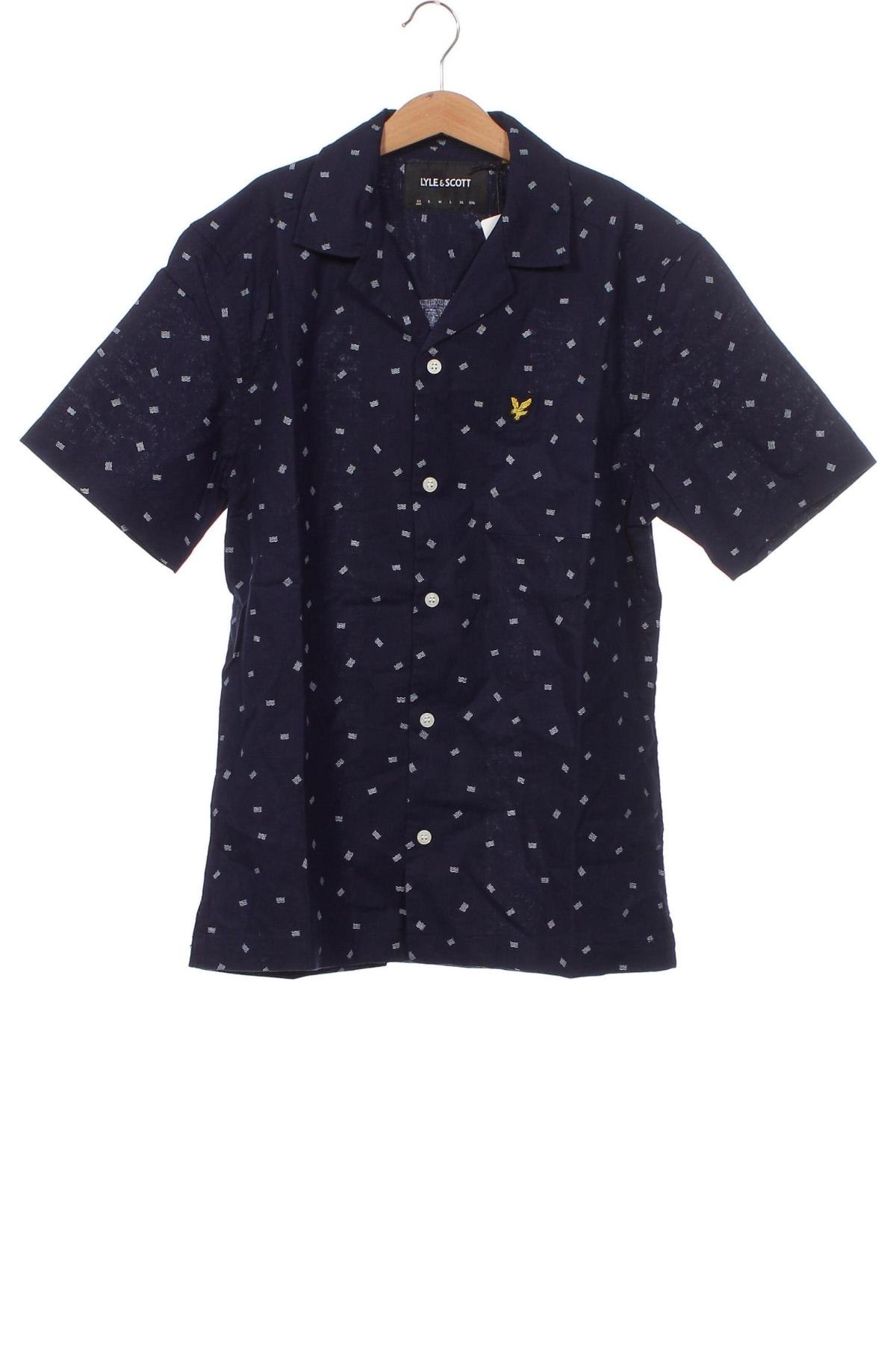Ανδρικό πουκάμισο Lyle & Scott, Μέγεθος XS, Χρώμα Μπλέ, Τιμή 8,94 €