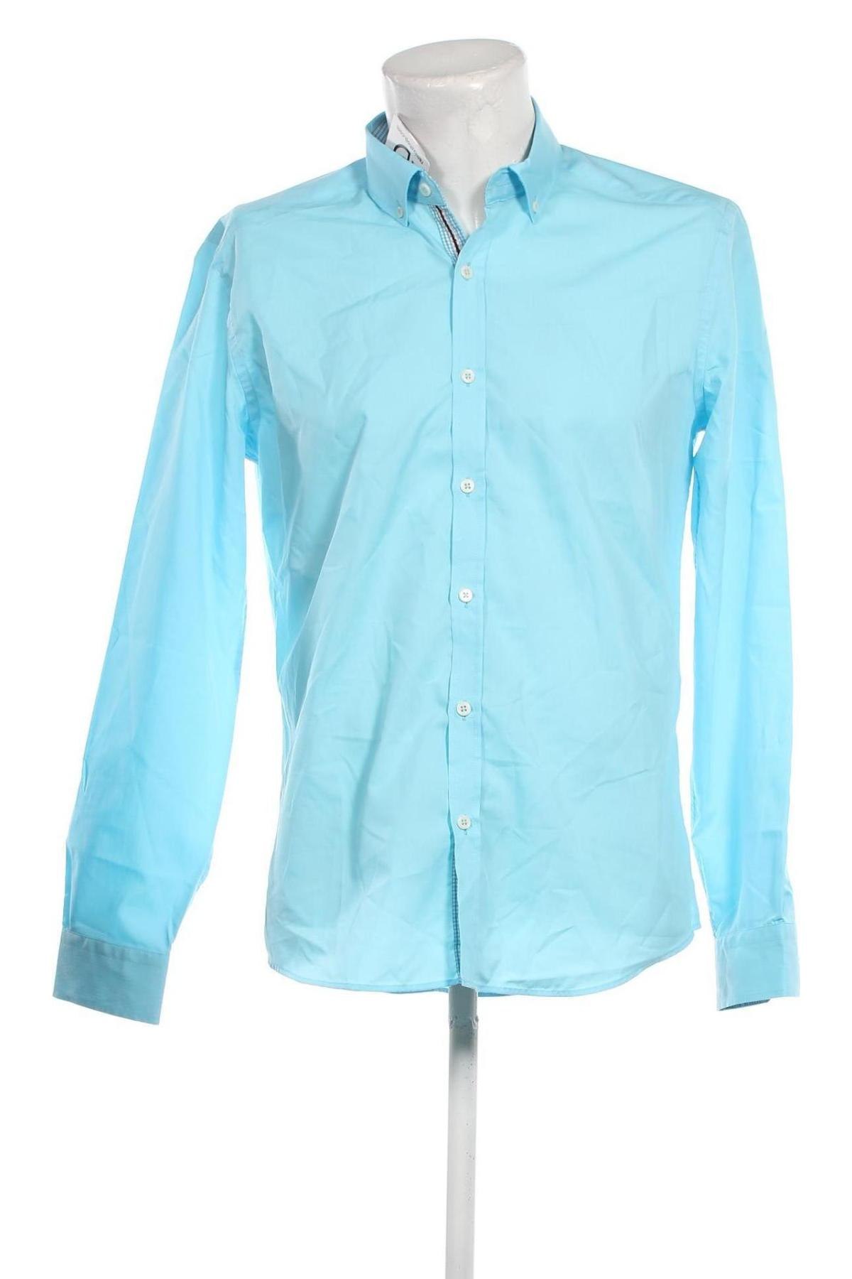 Ανδρικό πουκάμισο Moxx Paris, Μέγεθος L, Χρώμα Μπλέ, Τιμή 37,11 €