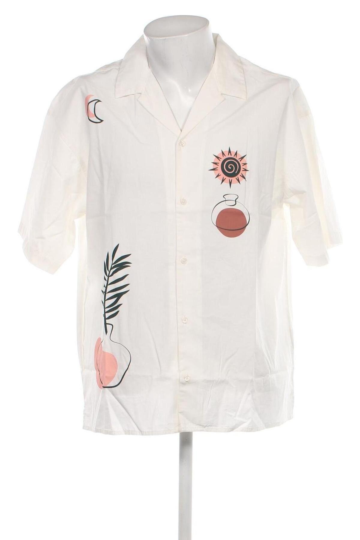 Herrenhemd Originals By Jack & Jones, Größe L, Farbe Weiß, Preis € 35,05
