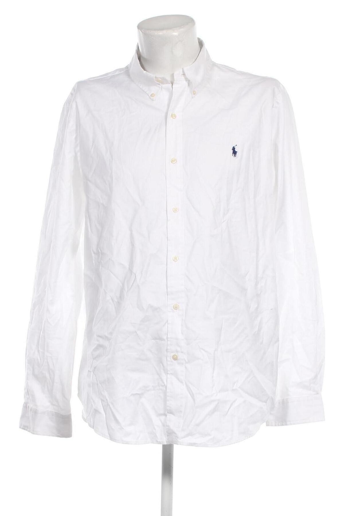 Męska koszula Polo By Ralph Lauren, Rozmiar XXL, Kolor Biały, Cena 519,10 zł