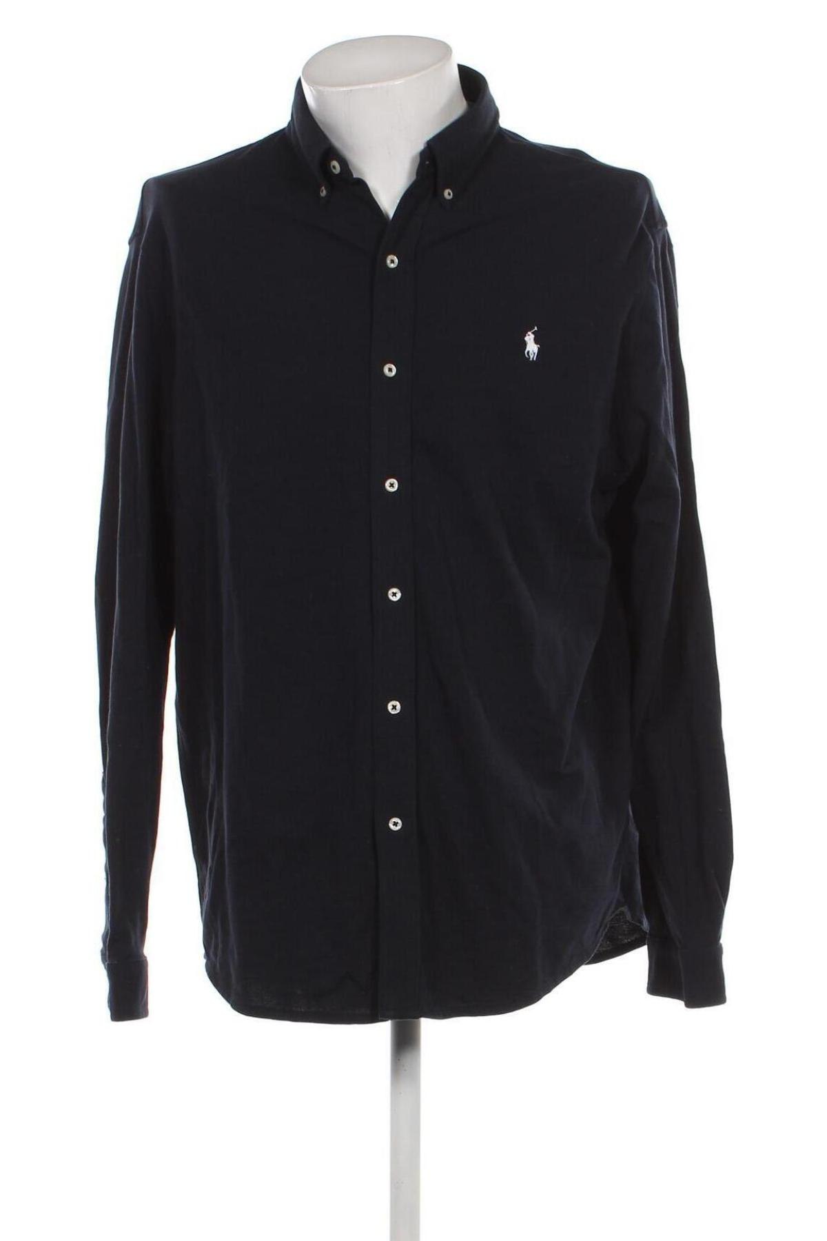 Męska koszula Polo By Ralph Lauren, Rozmiar XL, Kolor Niebieski, Cena 513,63 zł