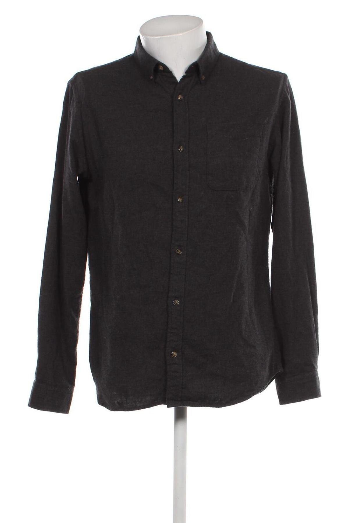 Ανδρικό πουκάμισο Produkt by Jack & Jones, Μέγεθος M, Χρώμα Γκρί, Τιμή 35,05 €