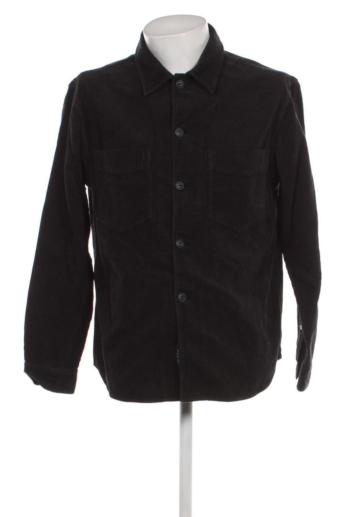 Pánska košeľa  Rag & Bone, Veľkosť M, Farba Čierna, Cena  46,16 €