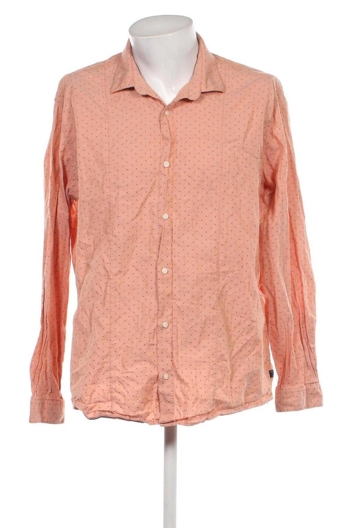 Мъжка риза S.Oliver, Размер XXL, Цвят Оранжев, Цена 12,00 лв.