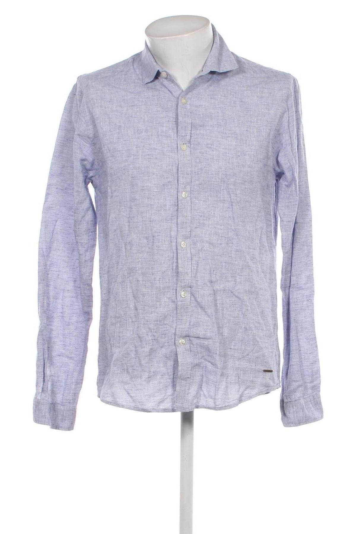 Ανδρικό πουκάμισο Scotch & Soda, Μέγεθος L, Χρώμα Μπλέ, Τιμή 33,40 €