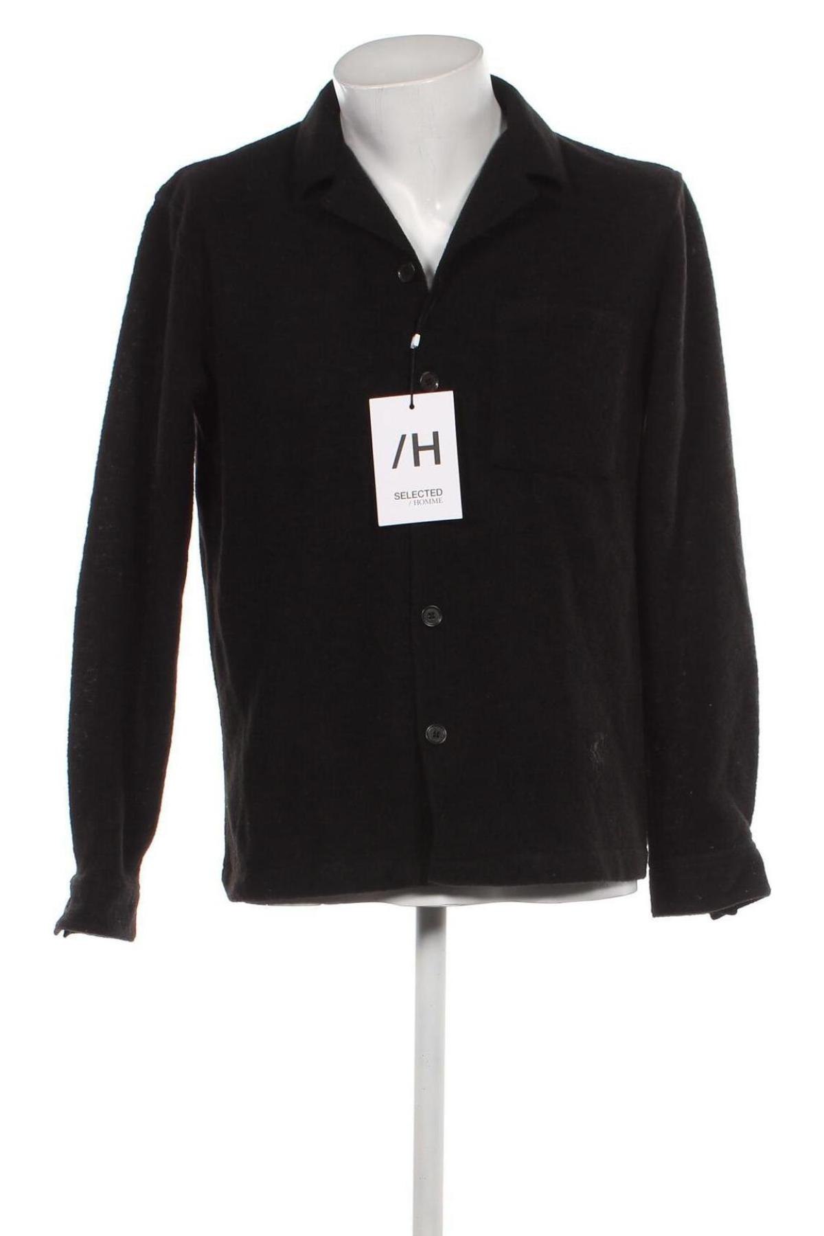 Pánska košeľa  Selected Homme, Veľkosť M, Farba Čierna, Cena  42,27 €