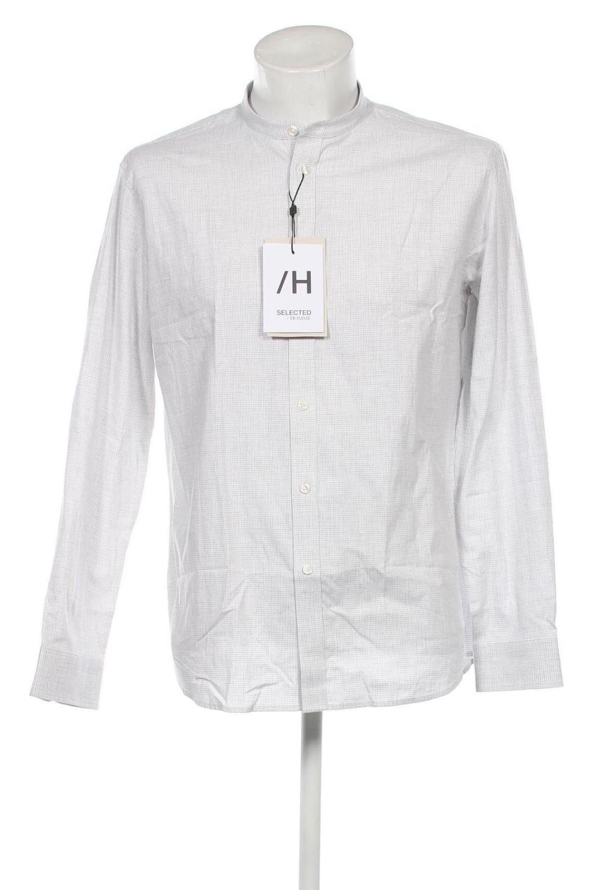 Herrenhemd Selected Homme, Größe L, Farbe Grau, Preis € 42,27