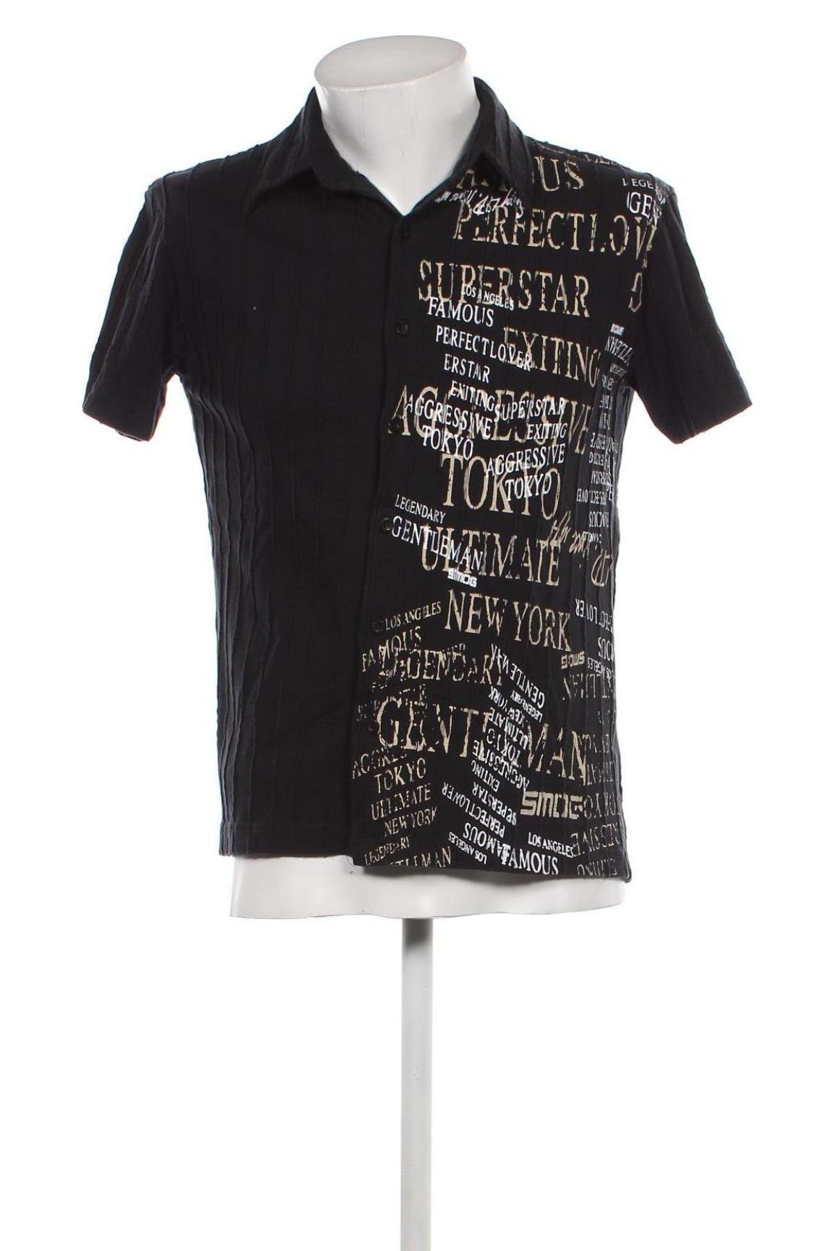 Pánská košile  Smog, Velikost M, Barva Černá, Cena  78,00 Kč