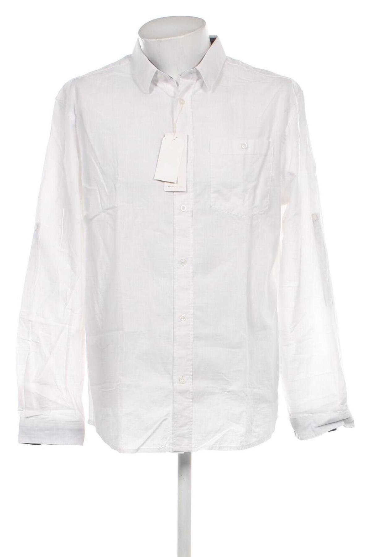 Herrenhemd Tom Tailor, Größe XL, Farbe Weiß, Preis € 37,11