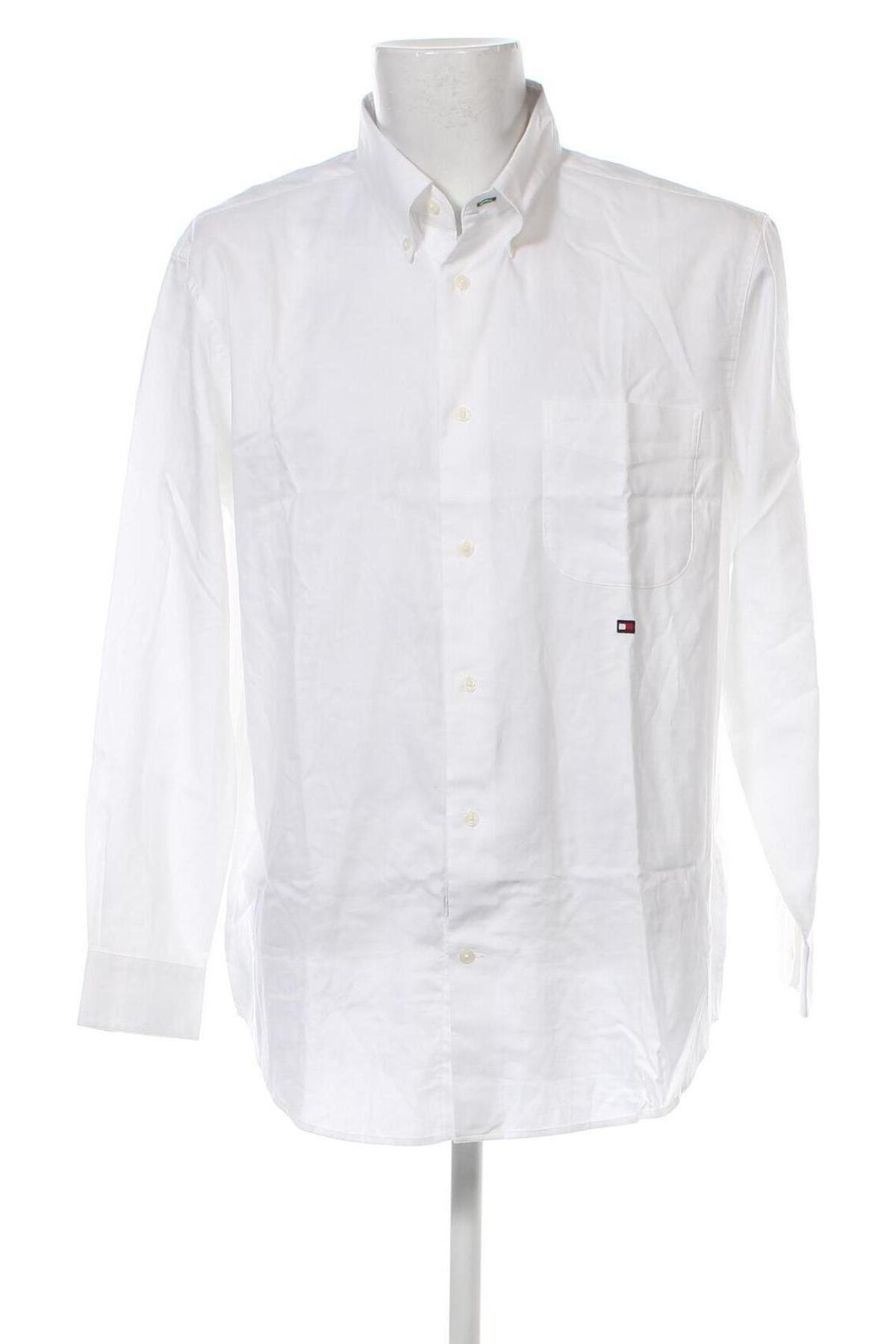 Herrenhemd Tommy Hilfiger, Größe L, Farbe Weiß, Preis 45,59 €