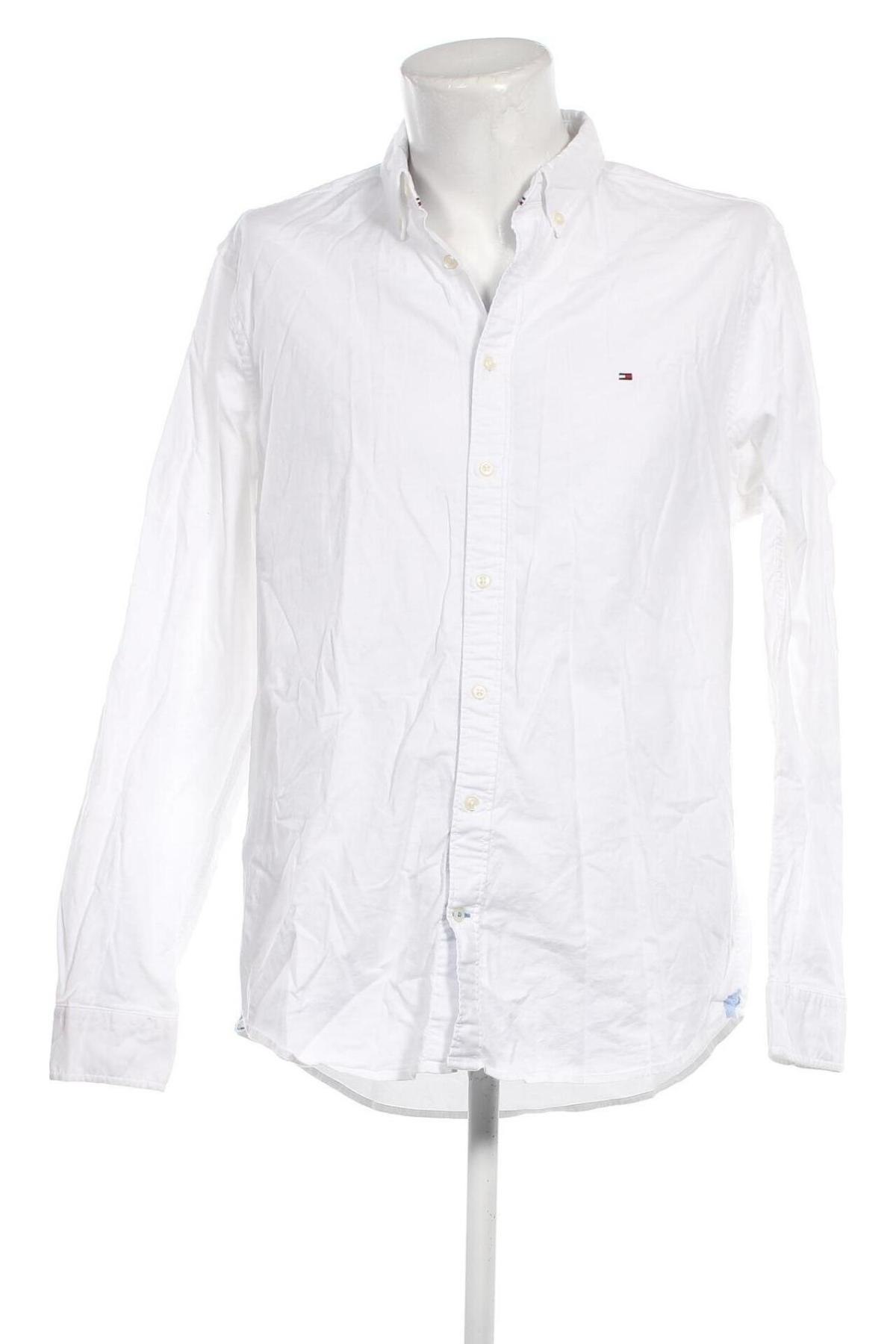 Ανδρικό πουκάμισο Tommy Hilfiger, Μέγεθος XXL, Χρώμα Λευκό, Τιμή 75,00 €