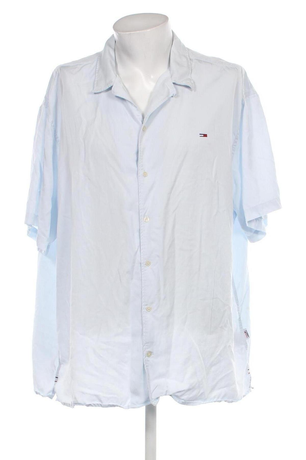 Herrenhemd Tommy Jeans, Größe 5XL, Farbe Blau, Preis 96,73 €