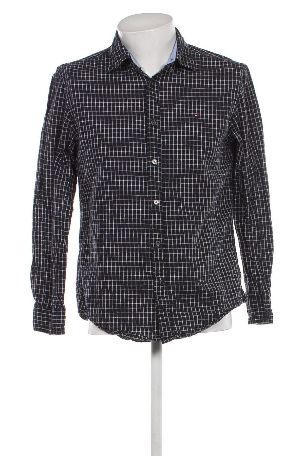 Ανδρικό πουκάμισο Tommy Jeans, Μέγεθος M, Χρώμα Μπλέ, Τιμή 35,25 €