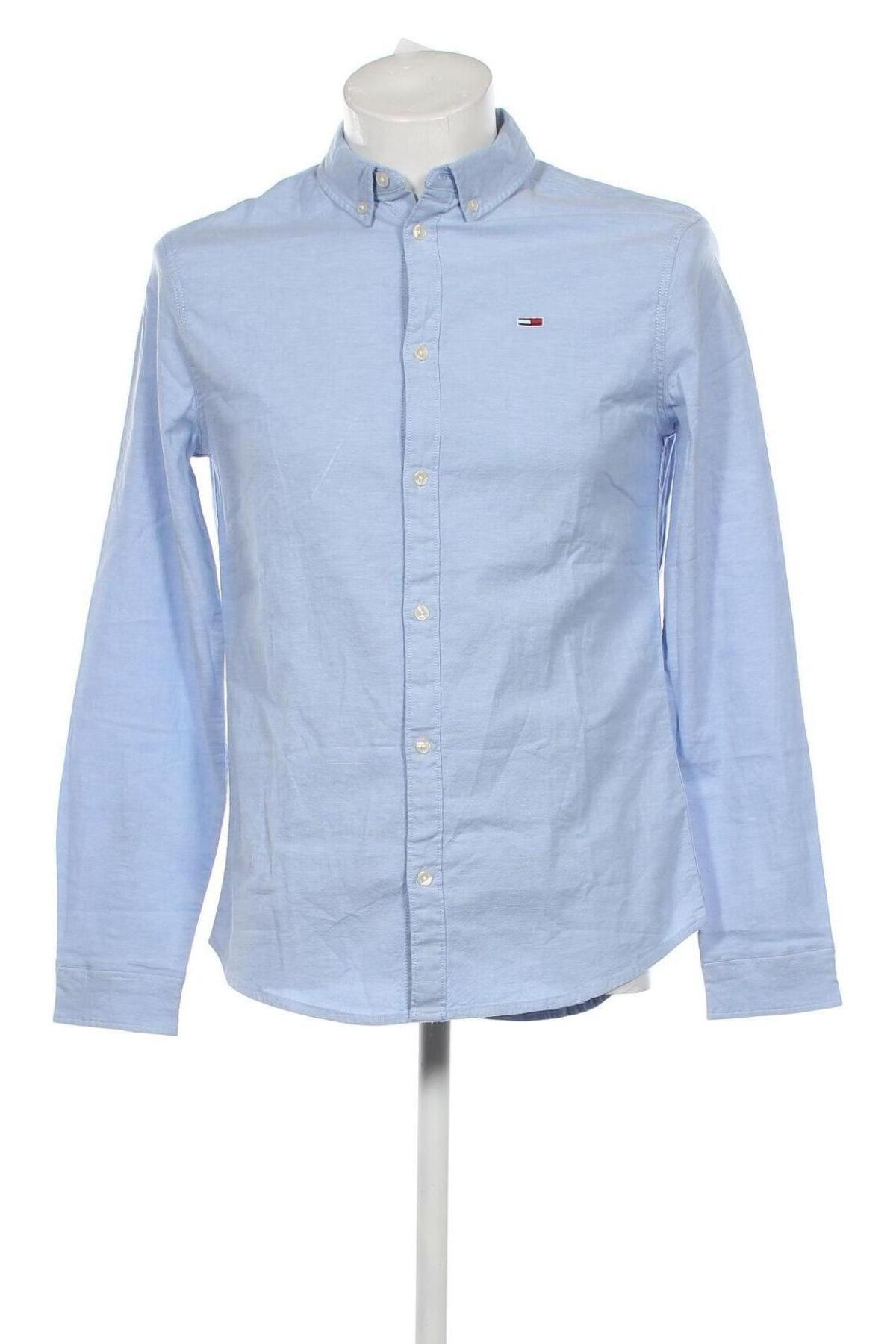 Pánska košeľa  Tommy Jeans, Veľkosť M, Farba Modrá, Cena  78,43 €