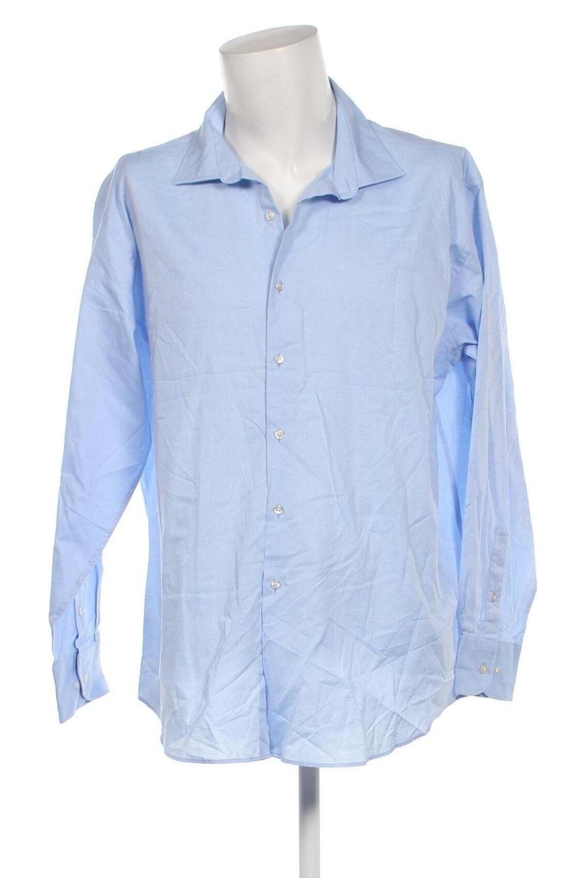 Ανδρικό πουκάμισο Van Heusen, Μέγεθος 4XL, Χρώμα Μπλέ, Τιμή 16,86 €