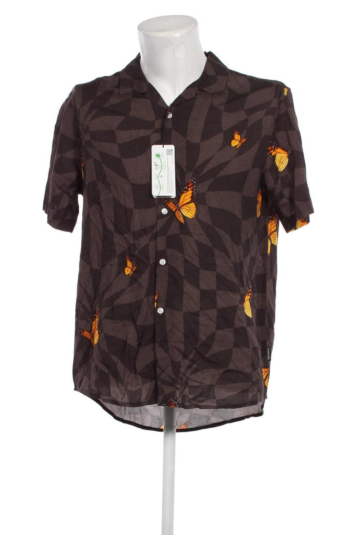 Ανδρικό πουκάμισο Your Turn, Μέγεθος M, Χρώμα Καφέ, Τιμή 37,11 €